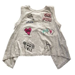 NWT American Threads Cross Over Tank SZ 4